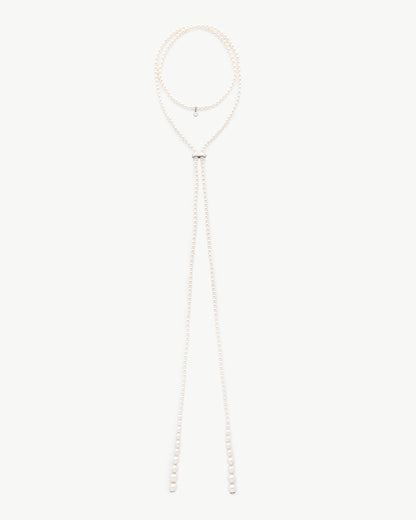 Long Pearl Necklace from 4 to 9mm and 130cm Petit