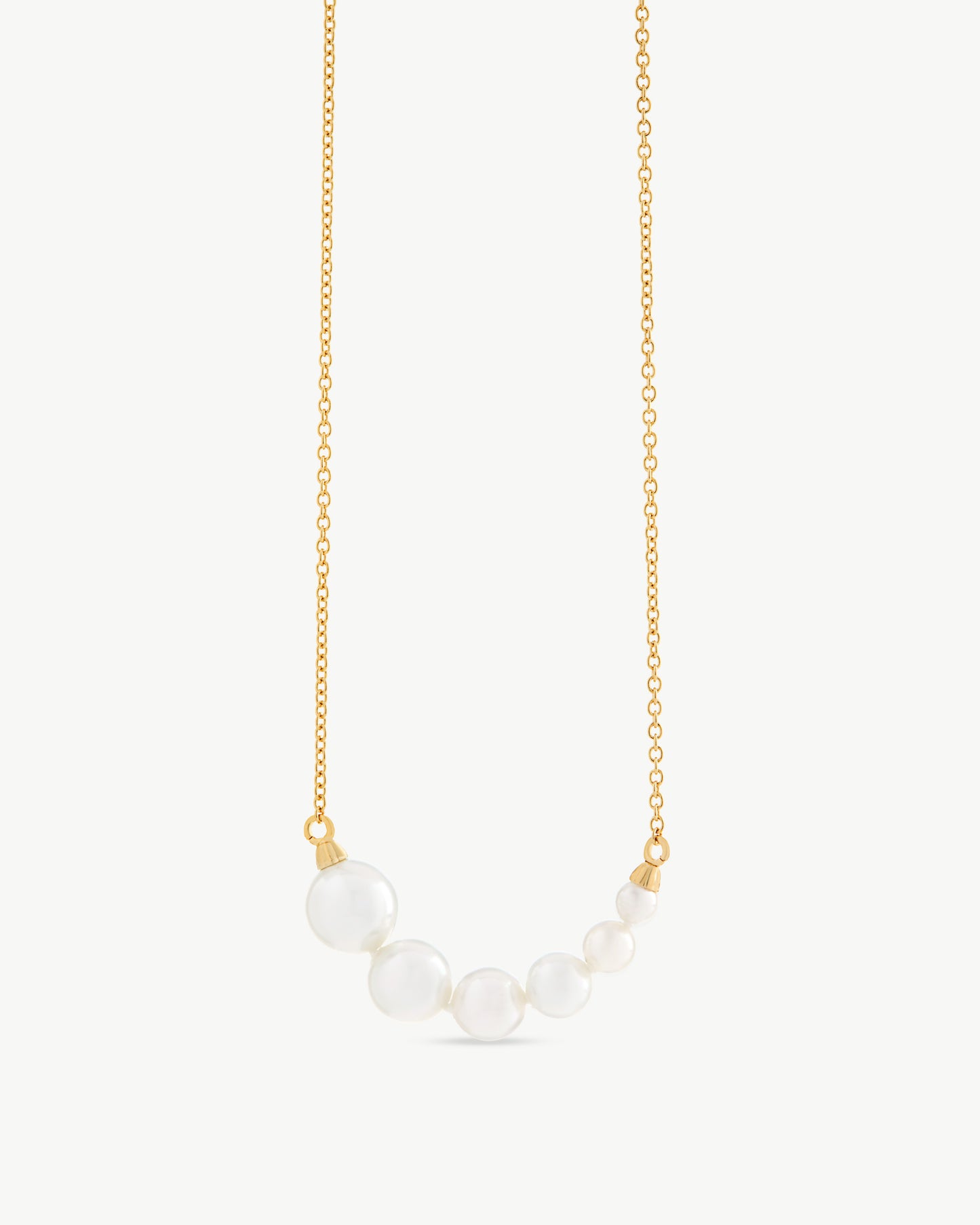Gold Necklace with Pearls Petit 