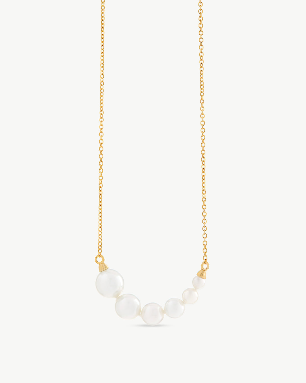 Gold Necklace with Pearls Petit 