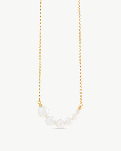 Gold Necklace with Pearls Petit 