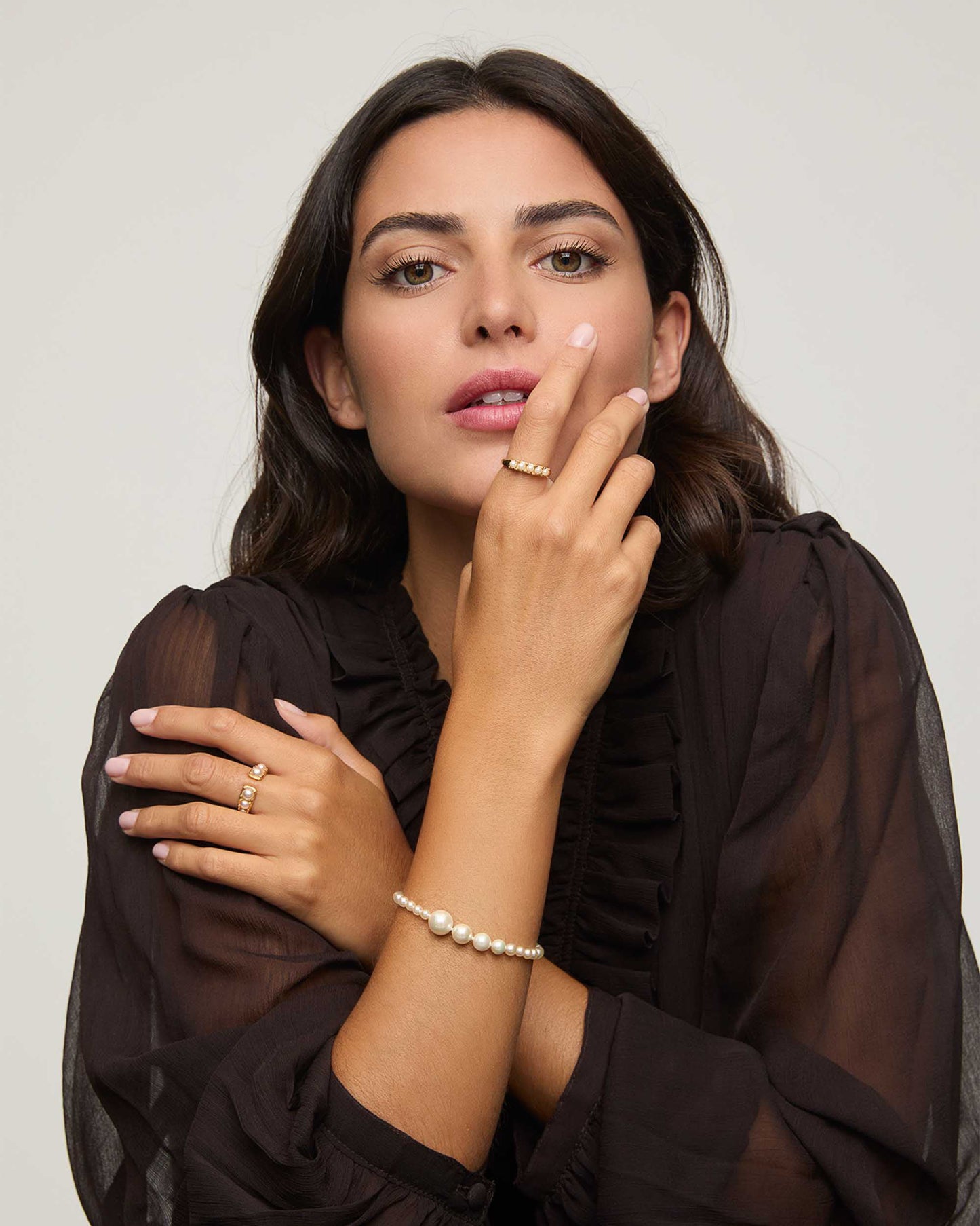  Pearl Bracelet 4-10mm Essence