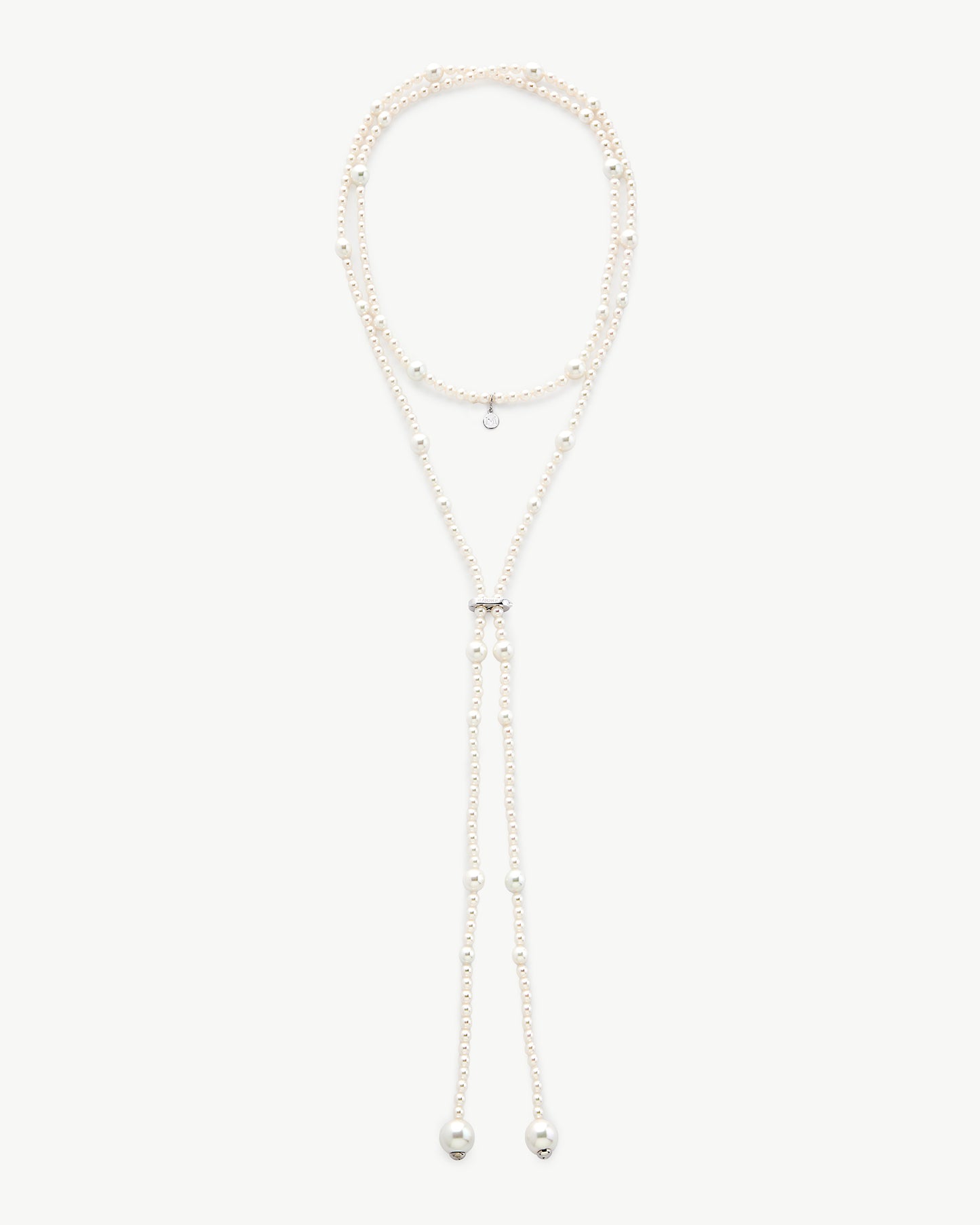 Long Pearl Necklace 114cm Essence