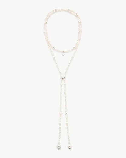 Long Pearl Necklace 114cm Essence