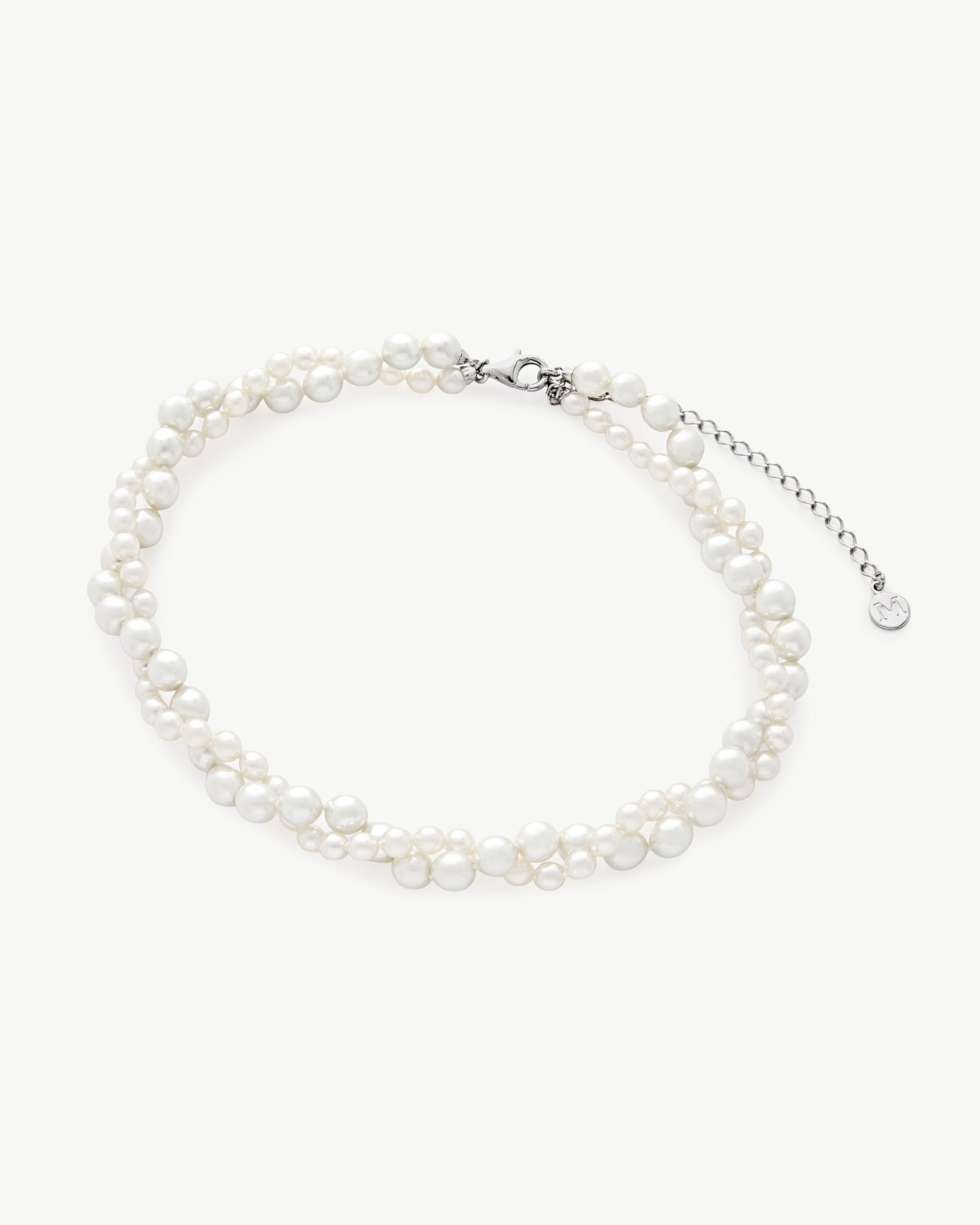 Double Pearl Necklace 4 and 6mm Essence | Majorica