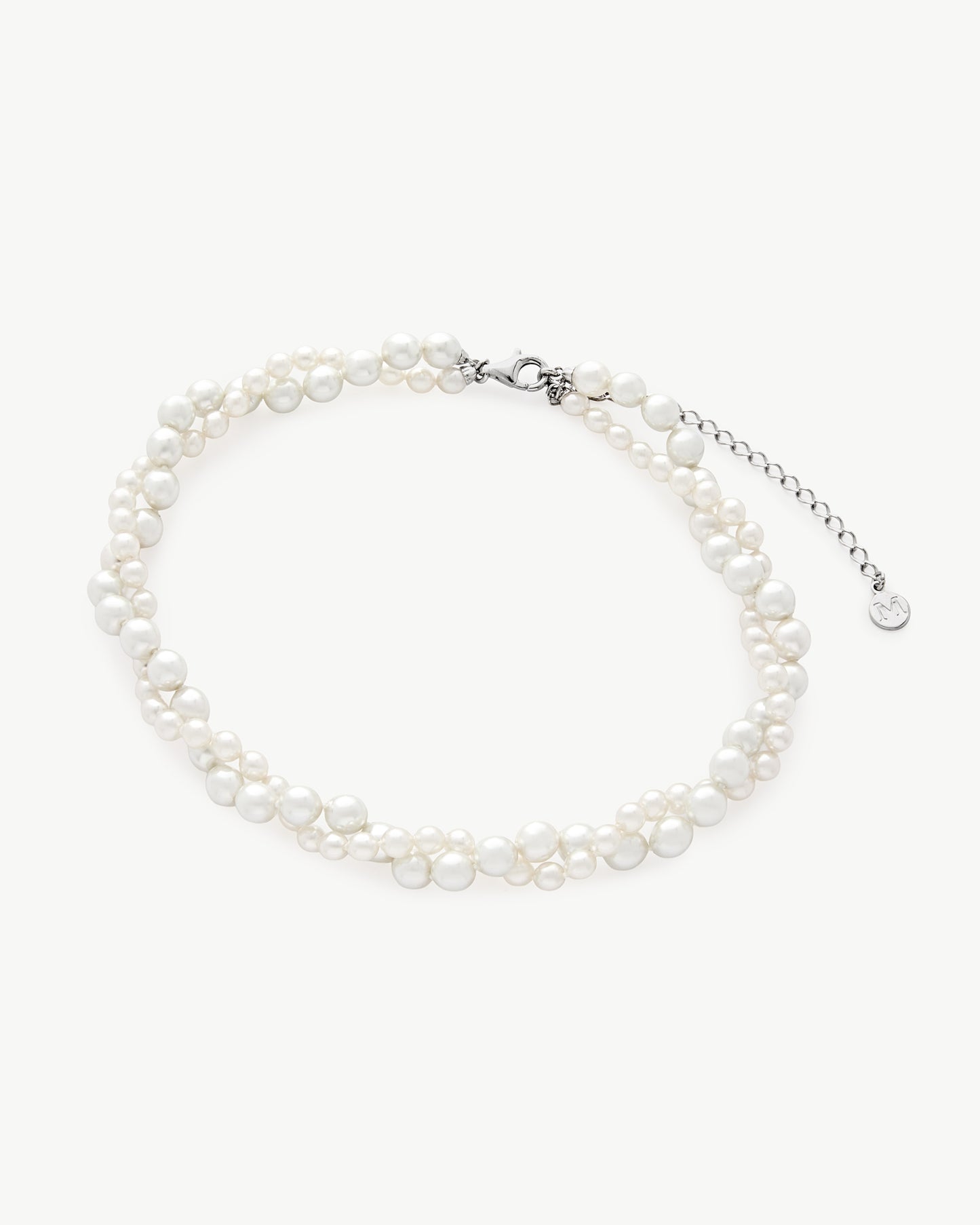 Double Pearl Necklace 4 and 6mm Essence