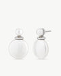 Perlenohrringe Ovale 12 mm Wild Pearls