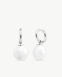 Creolen und Perlenohrringe 12mm Wild Pearls