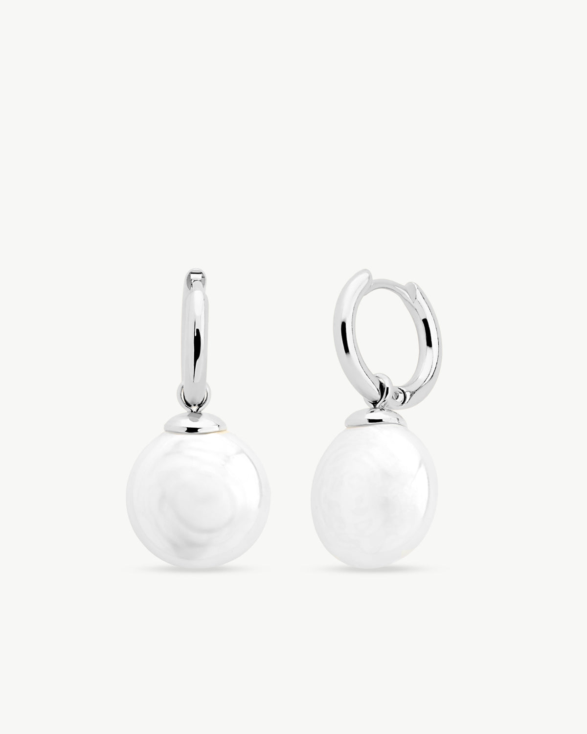 Creolen und Perlenohrringe 12mm Wild Pearls