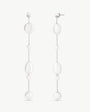 Lange Perlenohrringe Wild Pearls