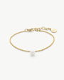  Goldenes Armband mit Perle Tiny Dots