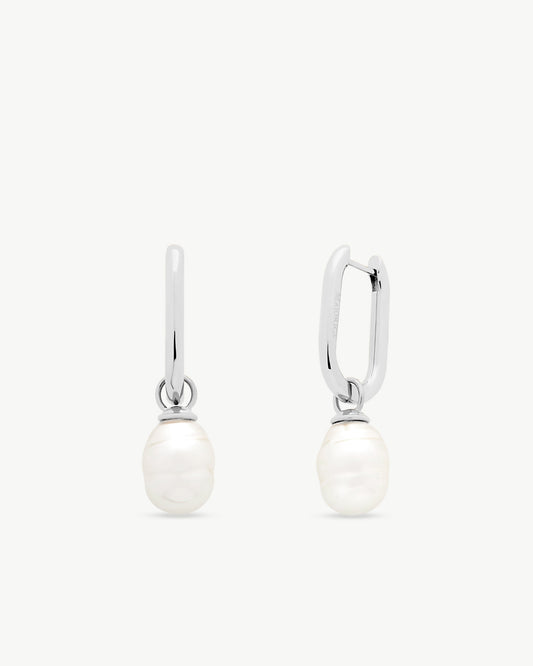 Baroque Pearl Short Earrings Tender