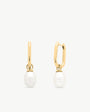 Baroque Pearl Short Earrings Golden Tender