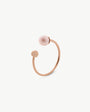 Perlenring 6 mm Rosa Aura