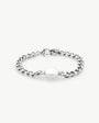 Kettenarmband mit ovalen Puffy Pearls