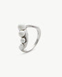 Silber- und Perlenring 3 bis 6 mm Petit