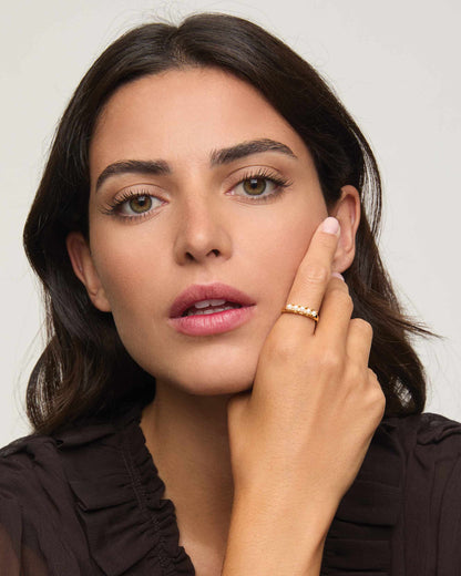 Pearl Ring 3mm Golden Essence