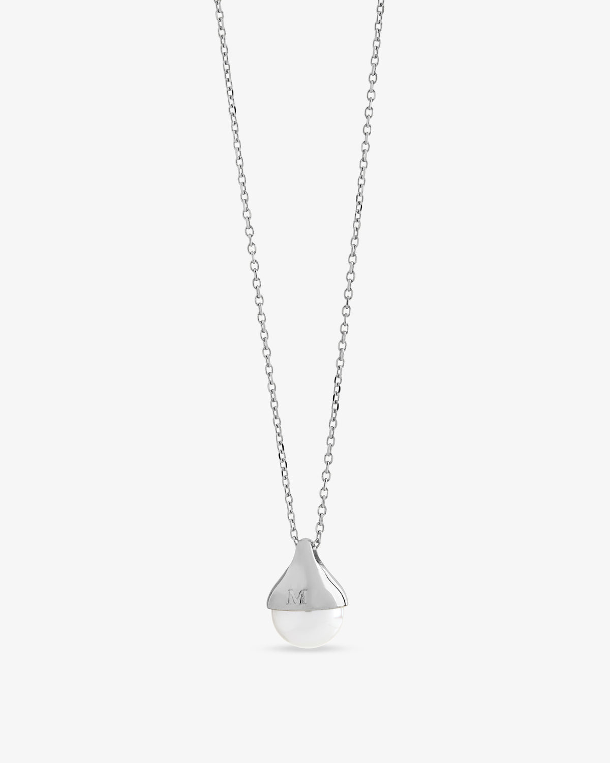 Collar con Colgante Perla 10mm Drop