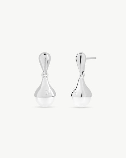 Pearl Earrings 8mm Drop 