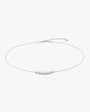 Collar de Cadena con Perlas y Circonitas Zirconia