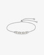 Kettenarmband mit Perlen und Zirconia