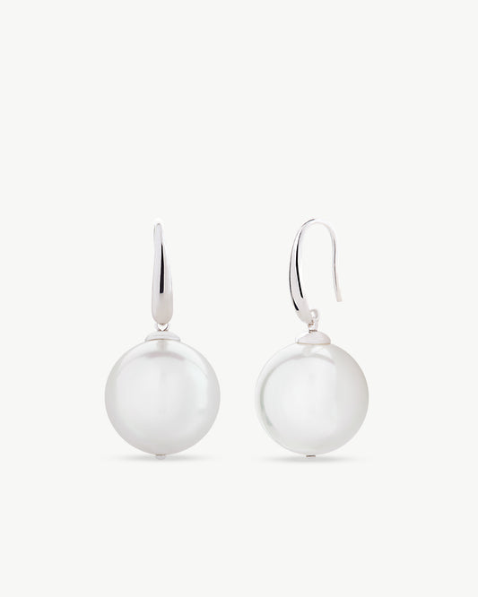 Pearl Earrings 16mm Majestic 