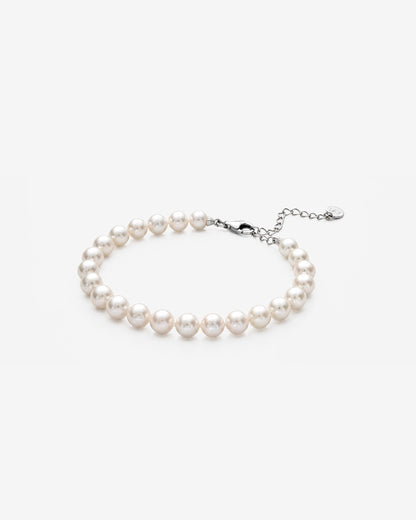 Pulsera Perlas 8mm Blancas Lyra