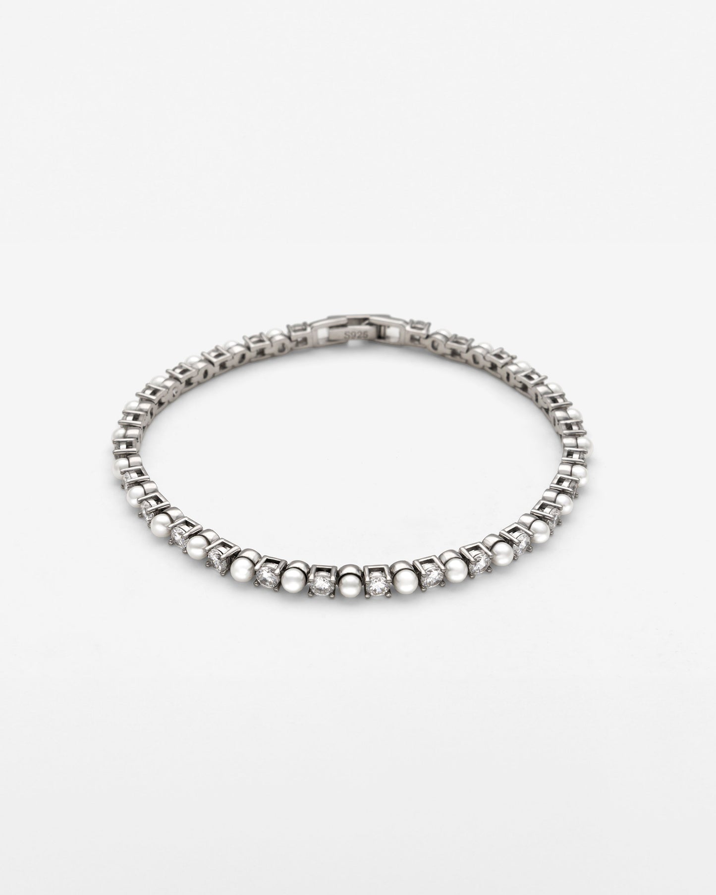 Pulsera Circonitas y Perlas Éclat