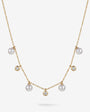  Diamant- und Perlenchoker Gold