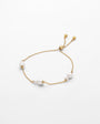 Armband mit weißen Perlen Duet
