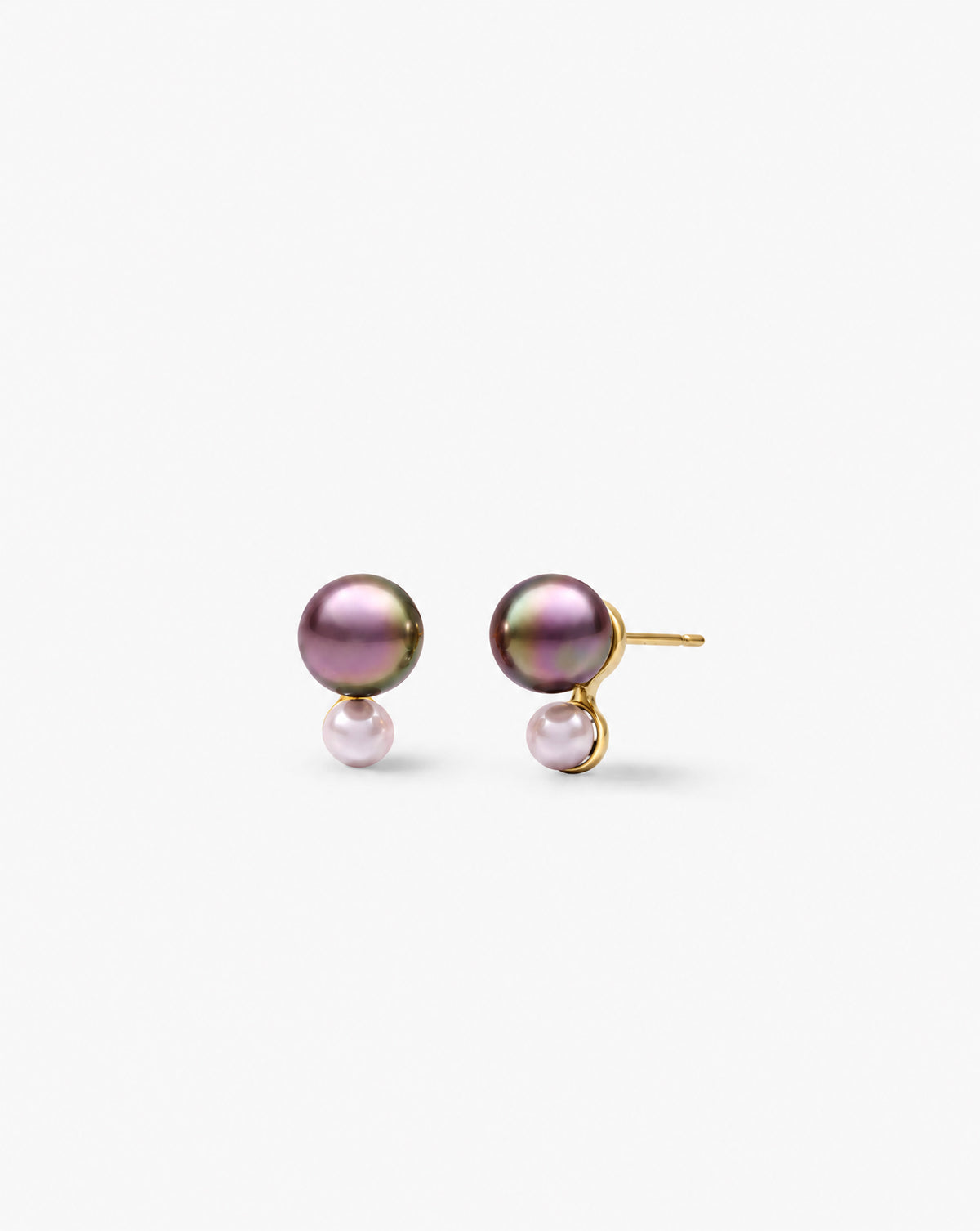 Pendientes con Perlas de color Duet