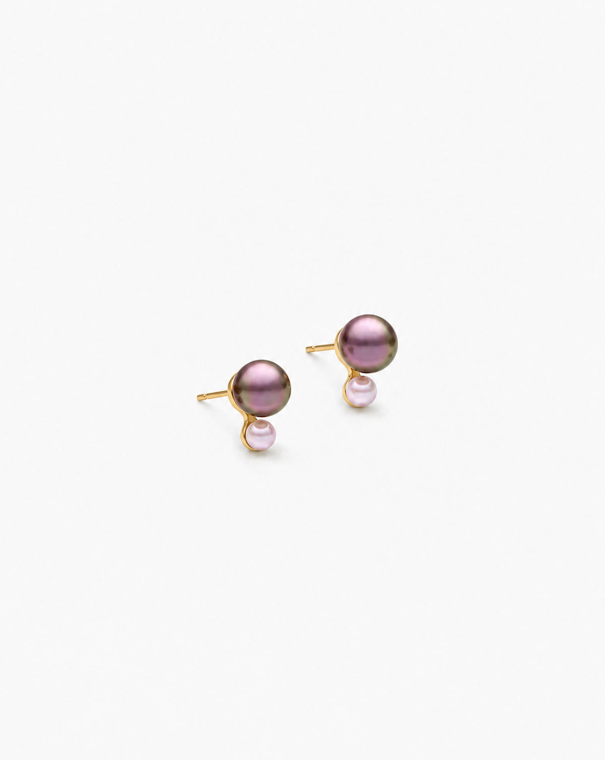 Pendientes con Perlas de color Duet