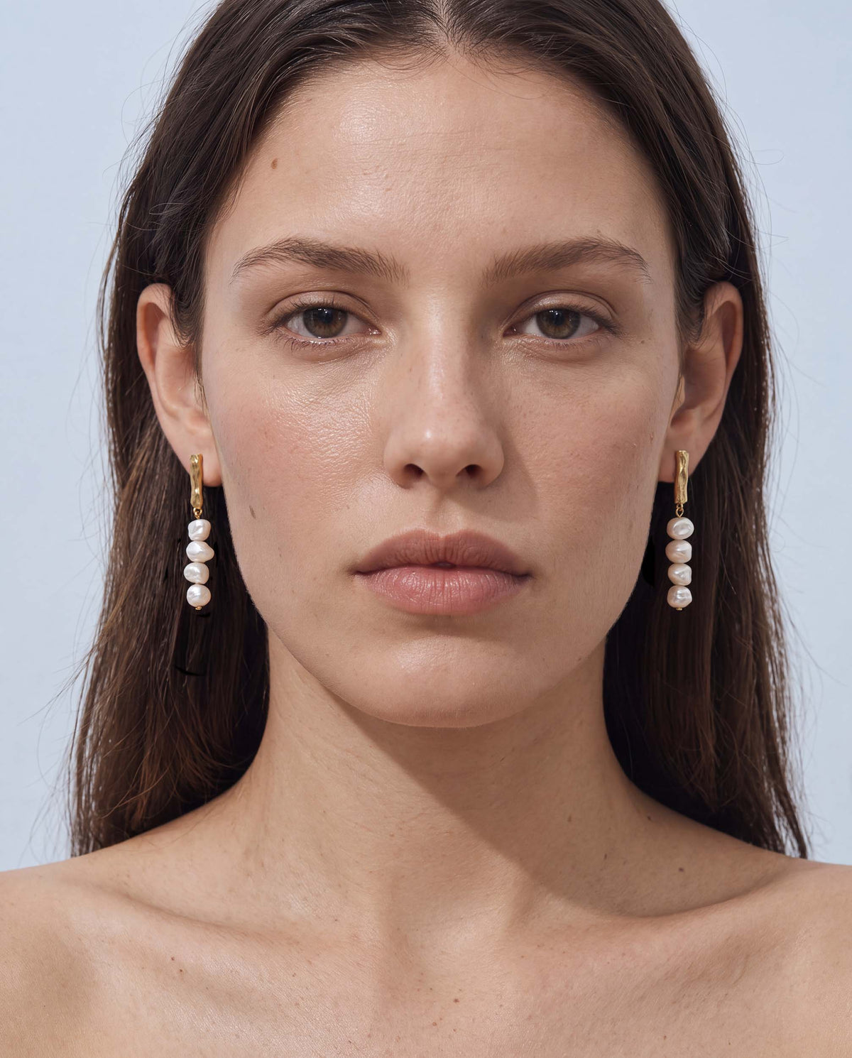 Pendientes largos Perlas Baroque