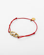 Kordelarmband mit Steigbügeln und Perle Equus