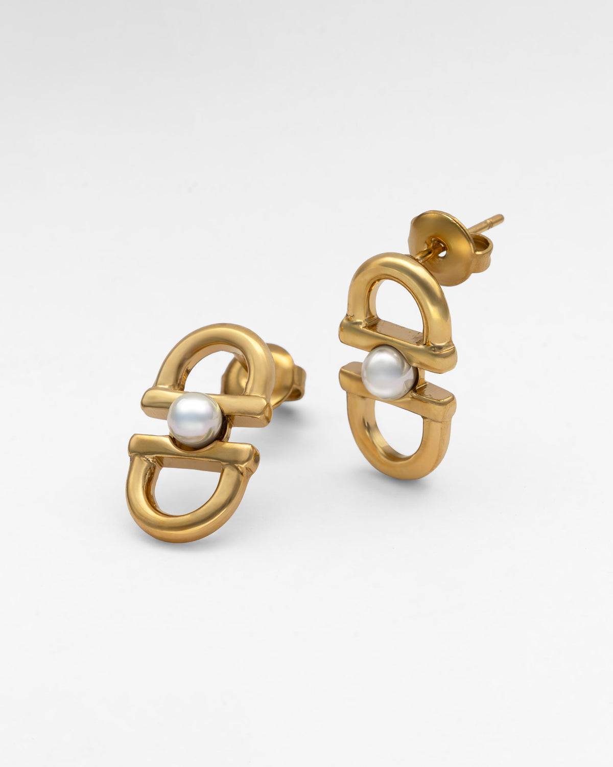 Pendientes Eslabones y Perlas Equus