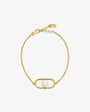 Armband aus 18 Karat vergoldetem Sterlingsilber mit Perle Libre