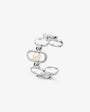 Ring aus Silber mit Perle und Logo Libre