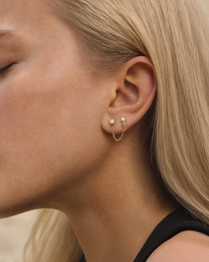Earrings Double Chain Nova 