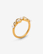 Anillo Circonitas y Perlas Band Eternity Nova