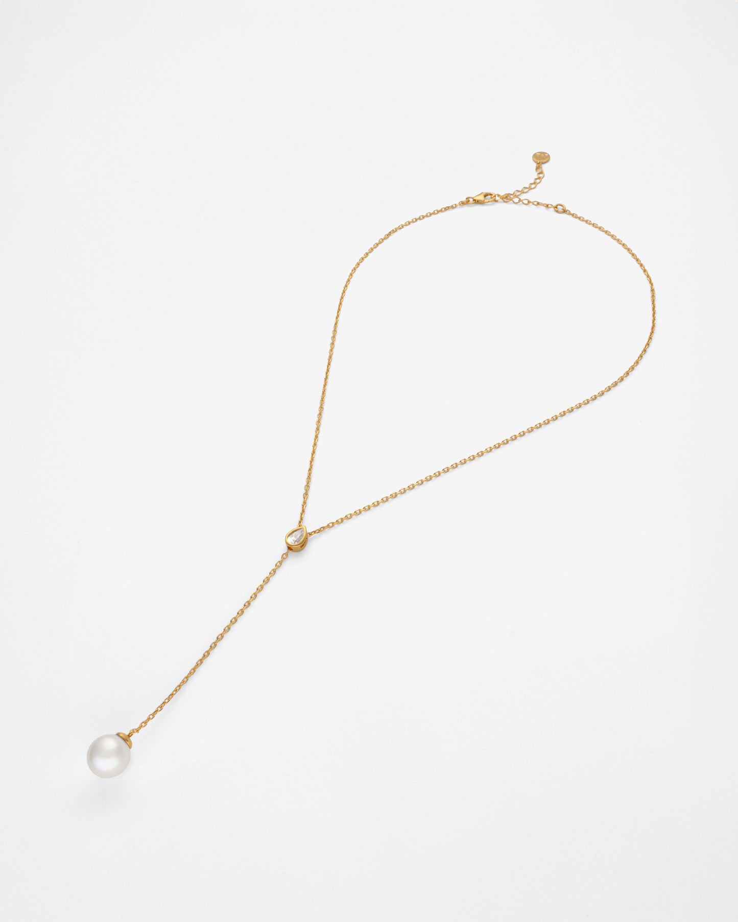 Collar Circonita y Perla Nova Drop