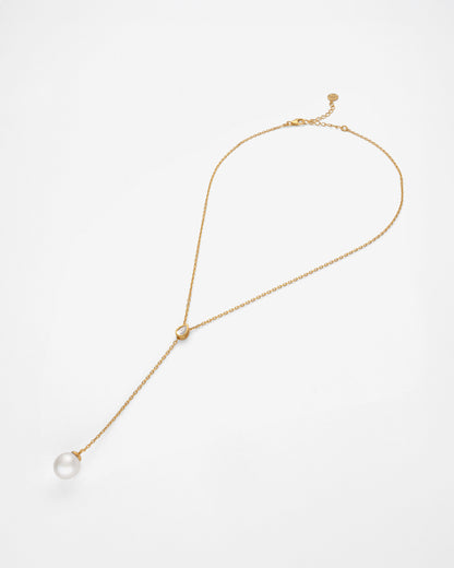 Collar Circonita y Perla Nova Drop