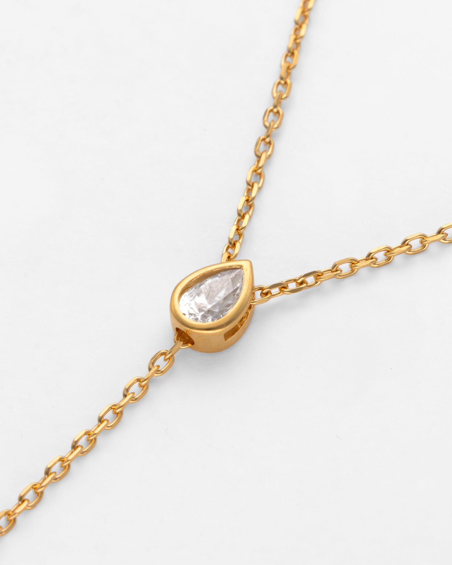 Collar Circonita y Perla Nova Drop