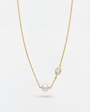 Choker mit Zirkonia und 9-mm-Perle Nova