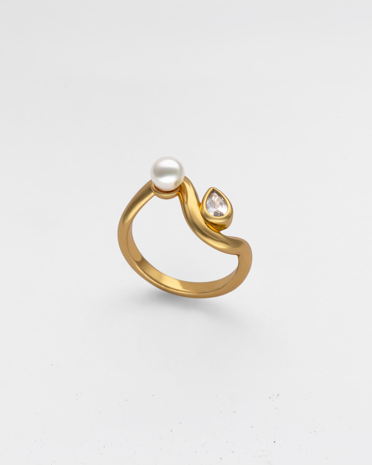 Anillo S Harmony Circonita y Perla Nova