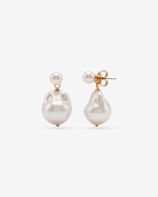 Drop Earrings Baroque Pearl