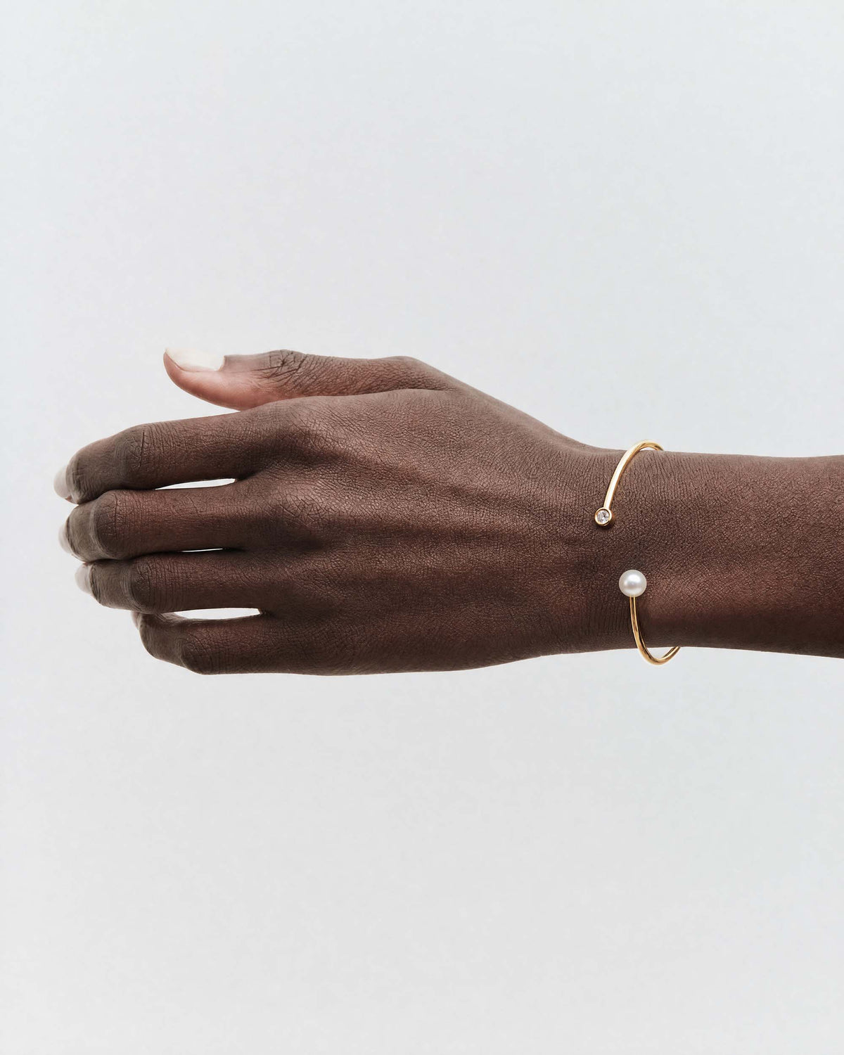 Pulsera rígida Lysé dorada