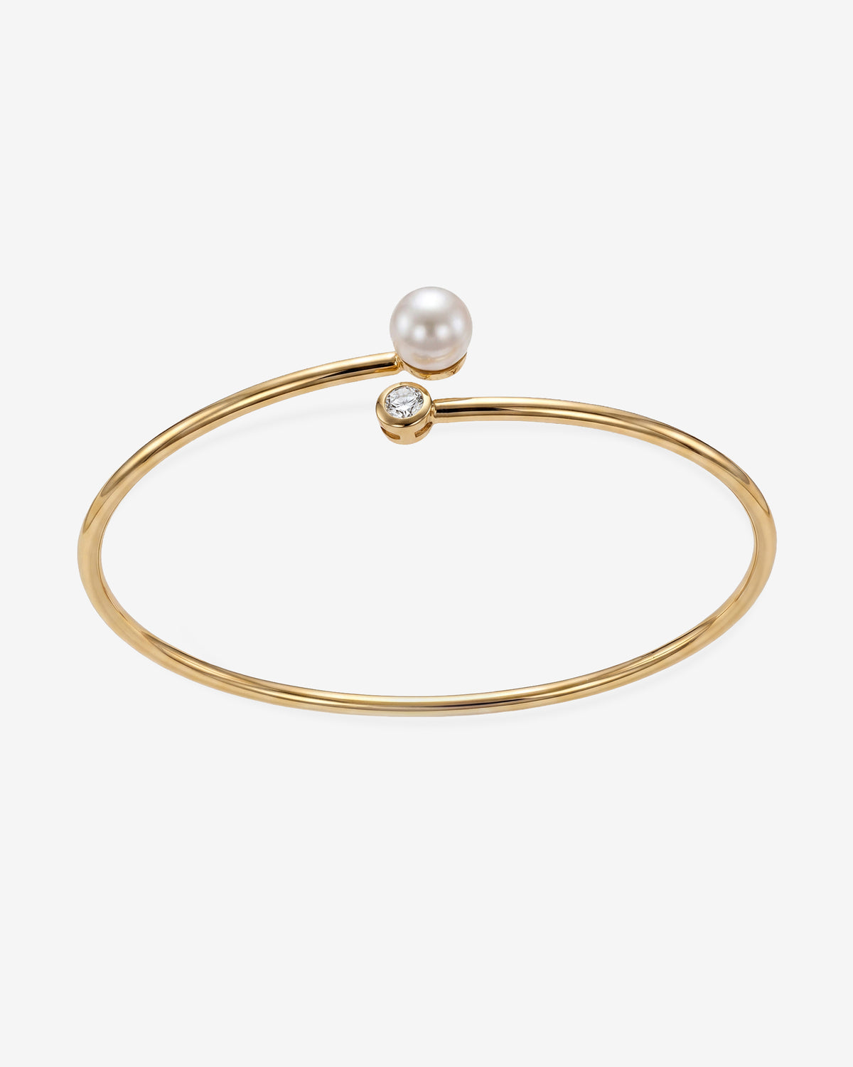 Pulsera rígida Lysé dorada