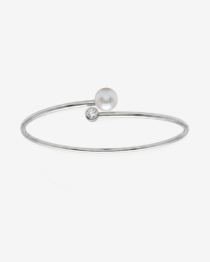 Pulsera rígida Lysé plateada