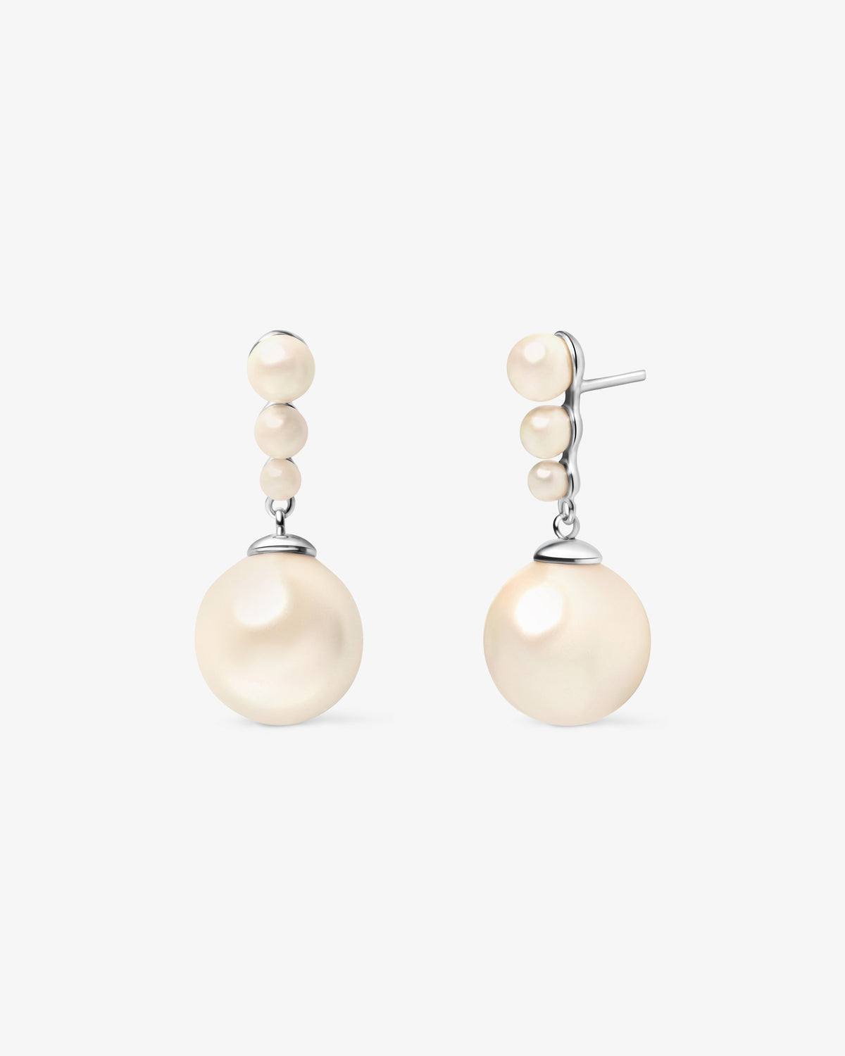 Pendientes colgantes de perlas Lune