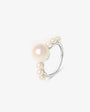 Cascading pearl ring Lune 