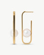 10mm Goldperlenohrringe Atenea